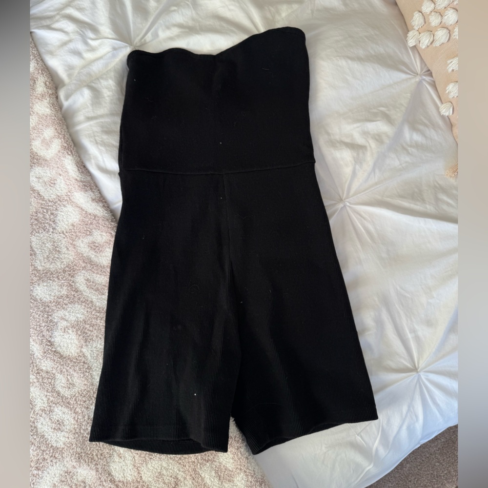 Edikted Black Strapless Romper
